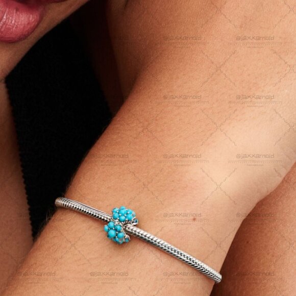 Pandora Turquoise-coloured Ocean Charm - Picture 3 of 5